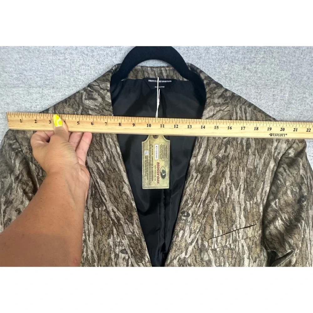 Mossy Oak Bottomland Camo Blazer Mens 56 Bottomland Shell Casing Buttons NEW